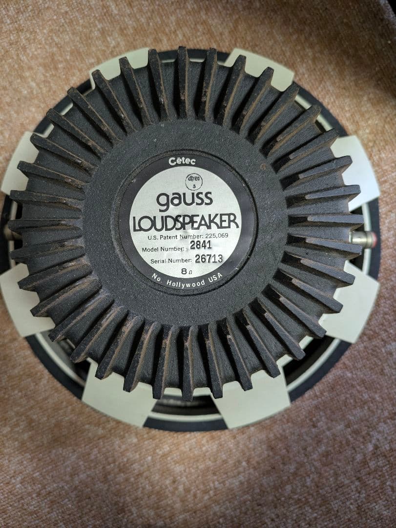 Gauss 2841 スピーカー 12インチ