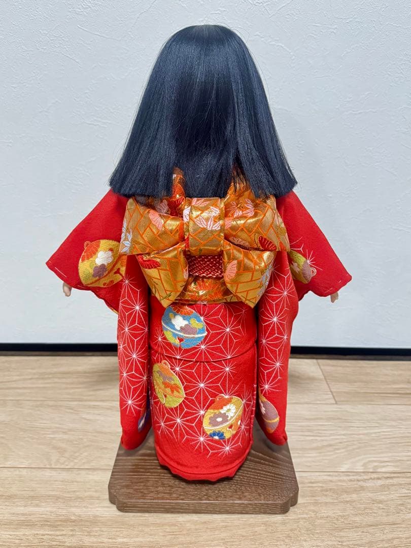 元賀章介作　市松人形　超美品　高級市松人形