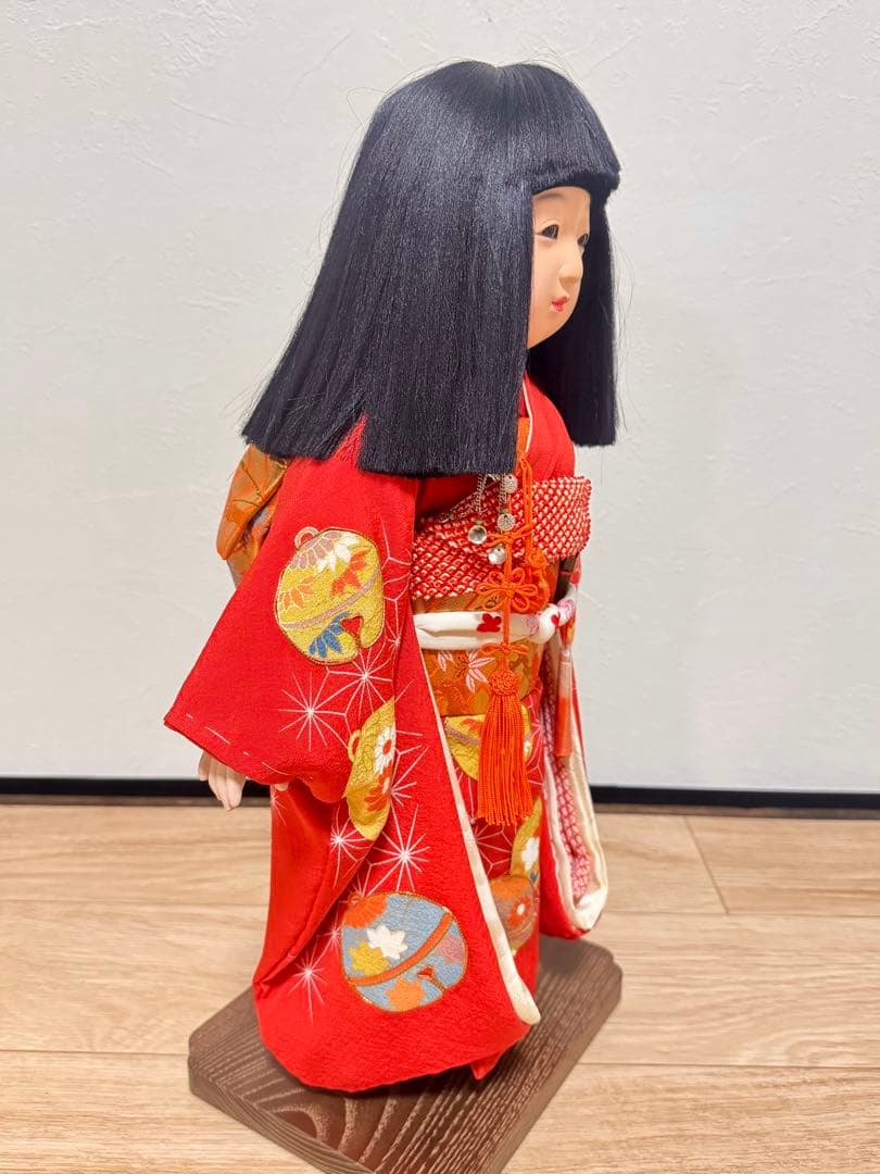 元賀章介作　市松人形　超美品　高級市松人形