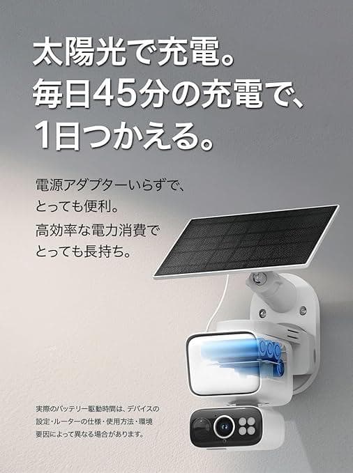 ​【新品】Tapo C615F 屋外 防犯カメラ ソーラー 自動点灯 双方向通話
