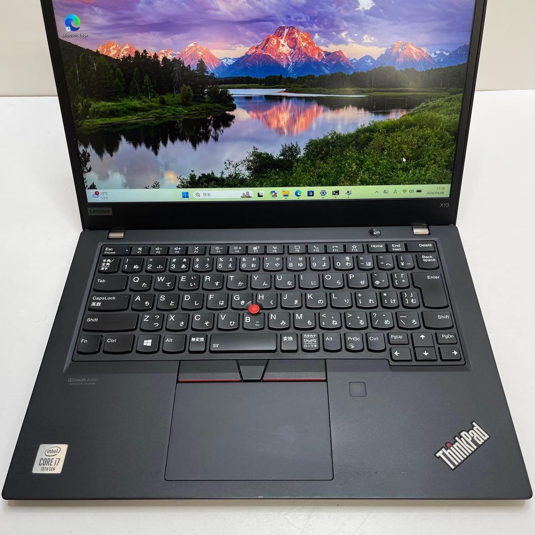 レノボ ThinkPad X13 Gen1 i7-10510U 16GB 256