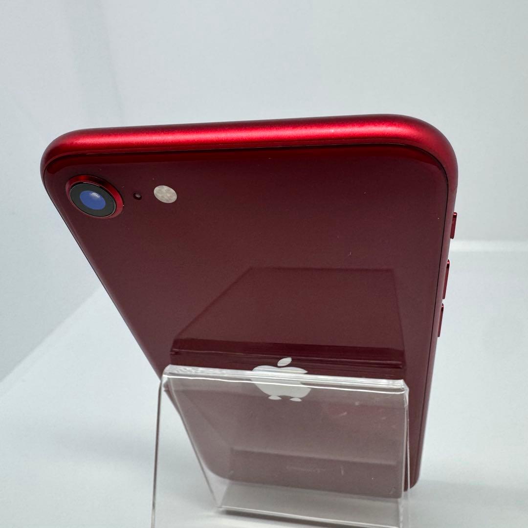 【美品】iPhoneSE3 128GB RED 大容量新品バッテリー100%