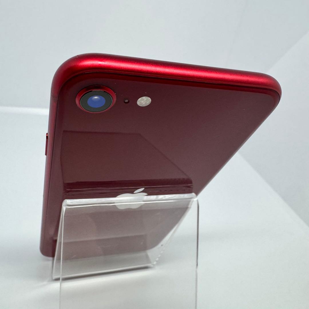 【美品】iPhoneSE3 128GB RED 大容量新品バッテリー100%