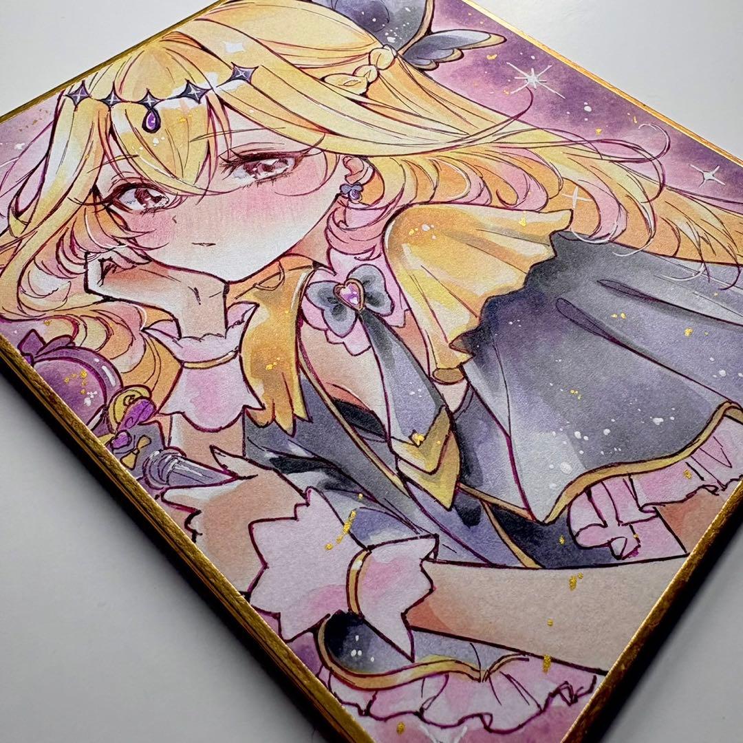 く*み様 手描きイラスト 名探偵プリキュア キュアアルカナ・シャドウ ファンアー