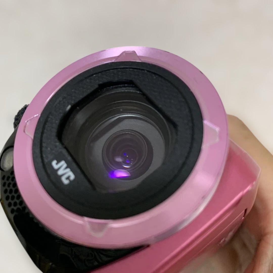 JVC GZ-F100 ピンク32GB 防水 60倍ズーム