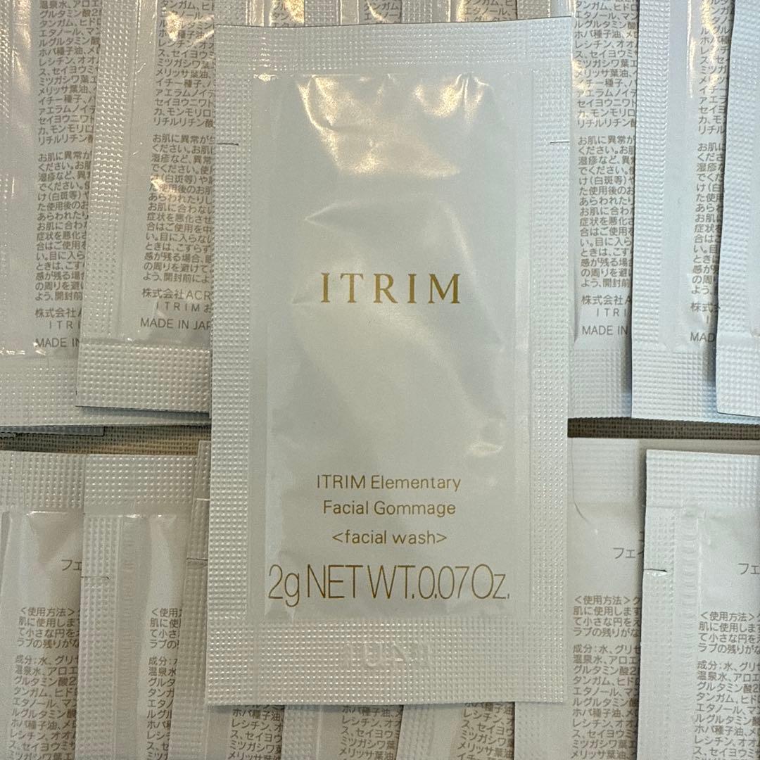 ITRIM エレメンタリー フェイシャルゴマージュ 2g サンプル*59包