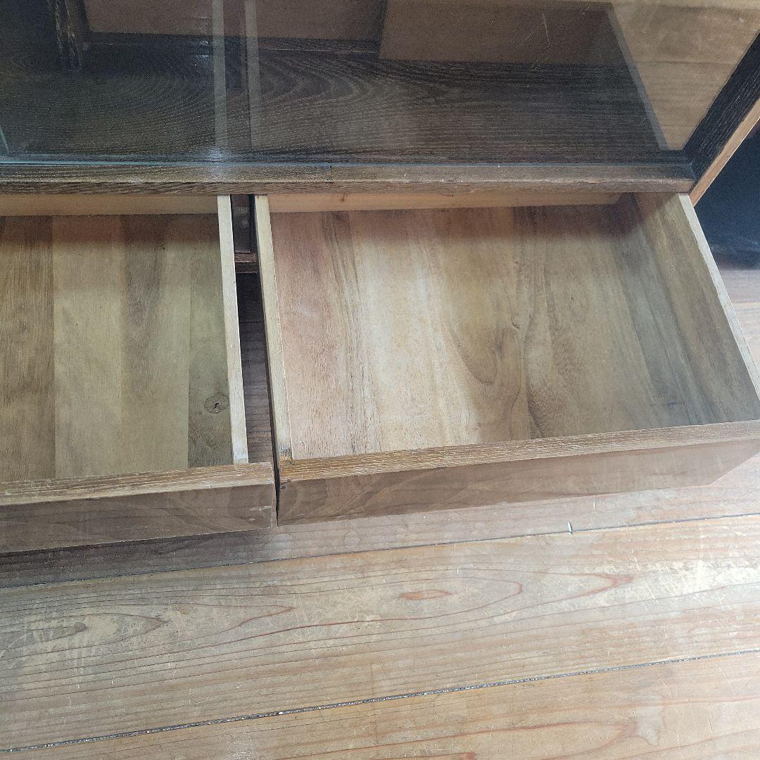 最終価格【昭和レトロ】茶箪笥 飾り彫り 古家具 アンティーク