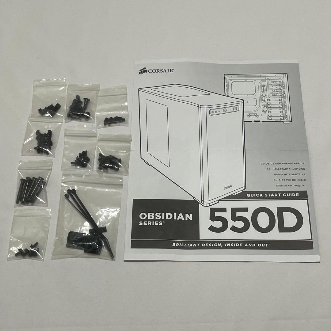 CORSAIR コルセア ミドルタワーPCケース OBSIDIAN 550D