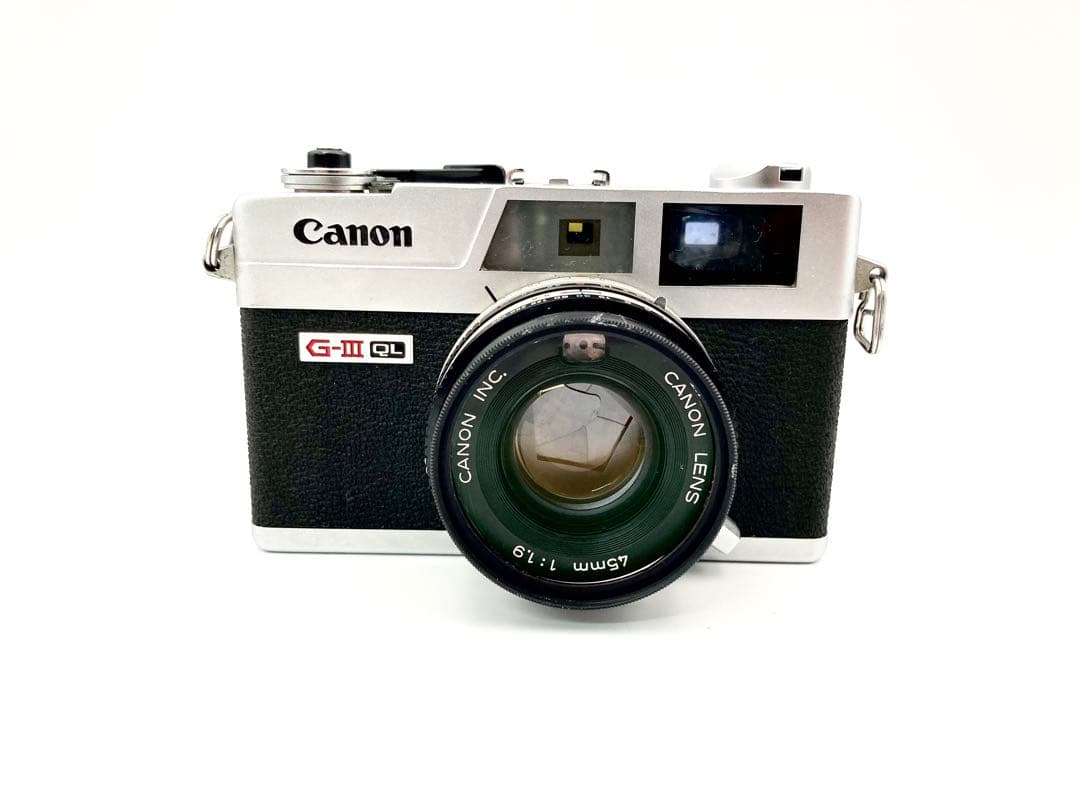 【完動品】Canon G-Ⅲ QL19 フィルムカメラ　動作確認済み　C75