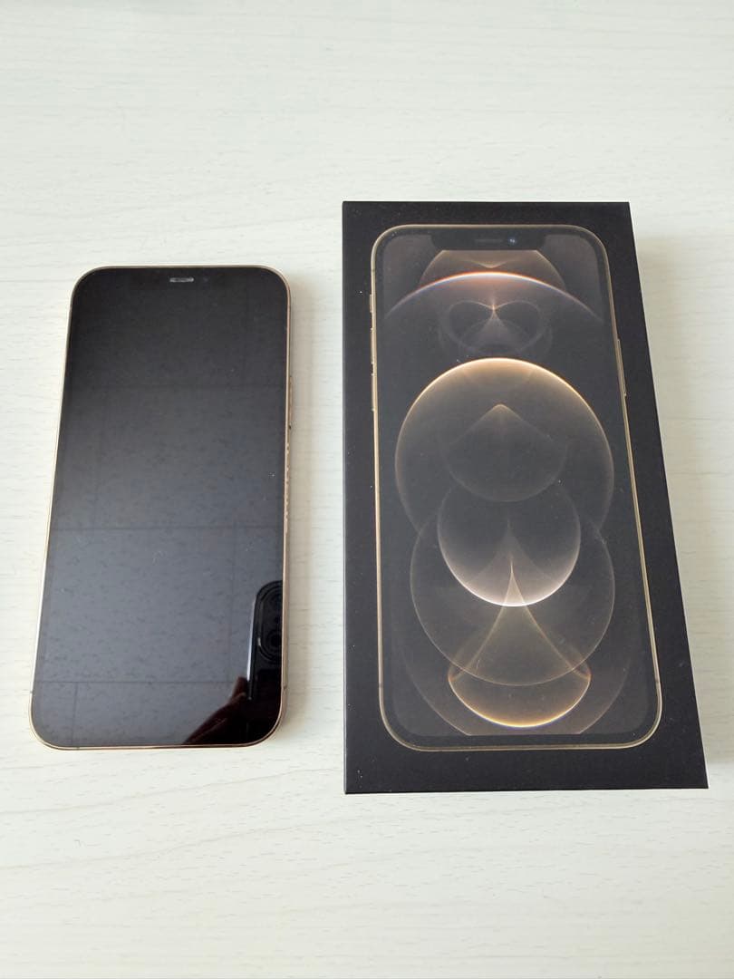 【極美品】iPhone 12 pro ゴールド 256GB 箱付き　即日発送
