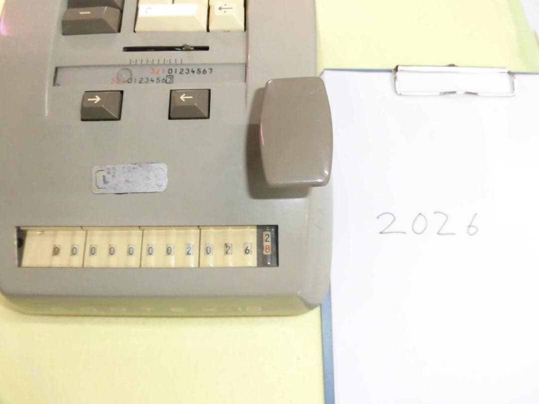 CONTEX-10　手動計算機 ジャンク品？ インテリア アンティーク