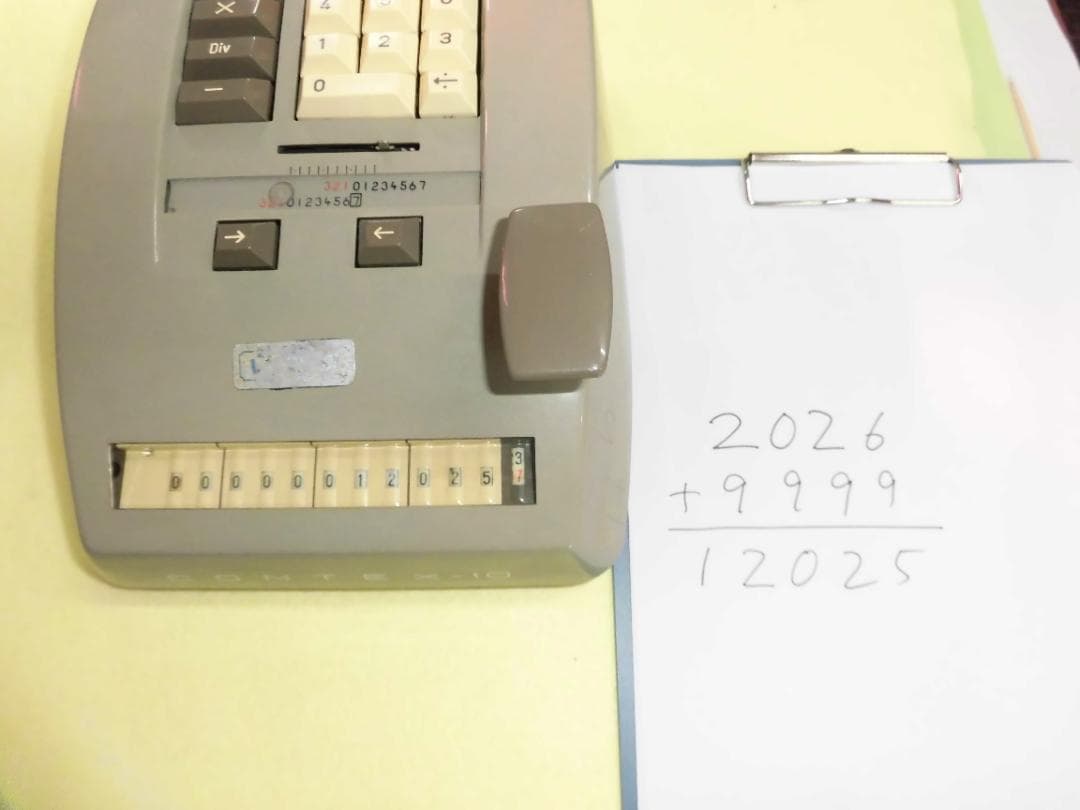 CONTEX-10　手動計算機 ジャンク品？ インテリア アンティーク