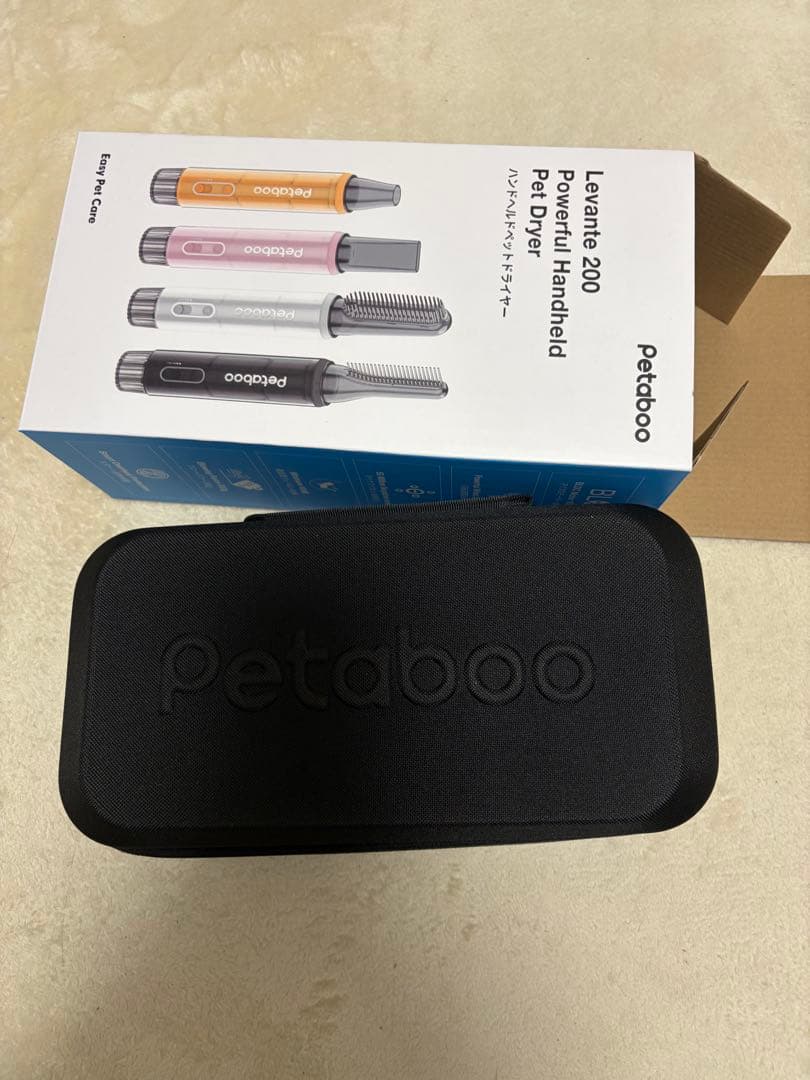 petaboo ペット用ドライヤー 4アタッチメント付き