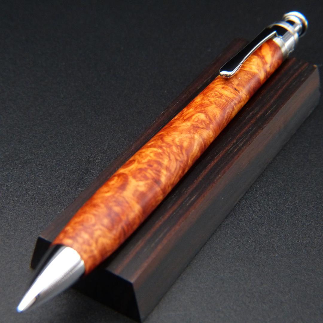 （新品・未使用） 工房楔 花梨こぶ杢 （瘤杢） ペンシル楔 0.5mm