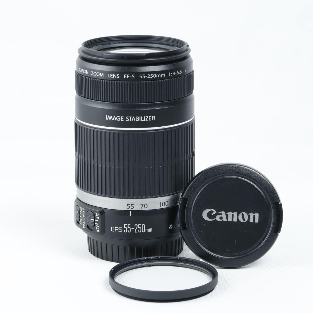 030★EF-S 55-250mm★CANONキヤノン★手ぶれ補正付き