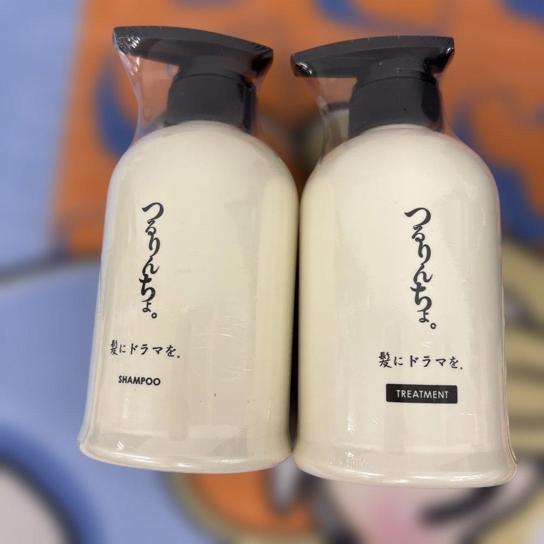 508027 つるりんちょ　シャンプー400ml トリートメント380g