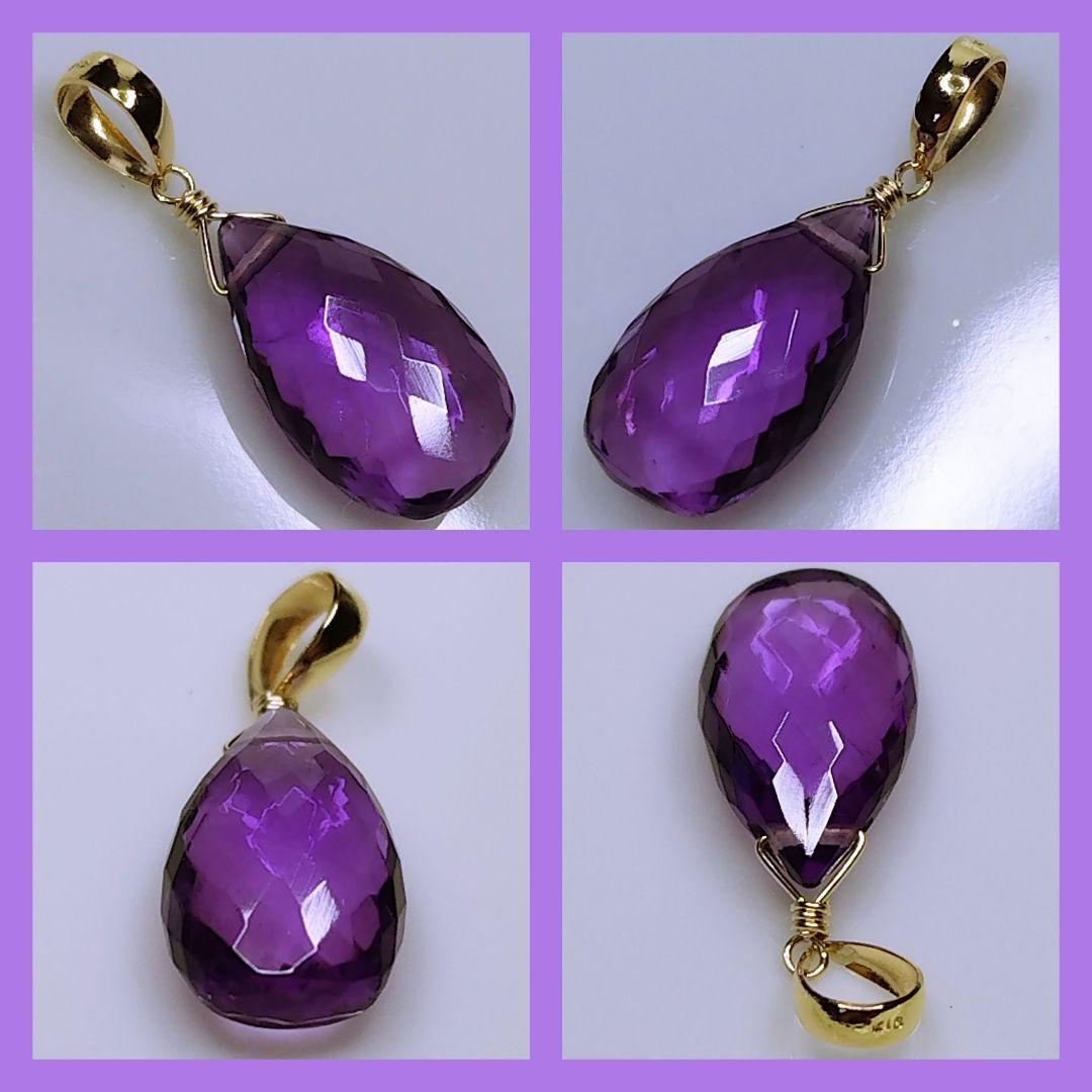 No.1027 アクアマリン ドロップカット ピアス イヤリング チャーム gf
