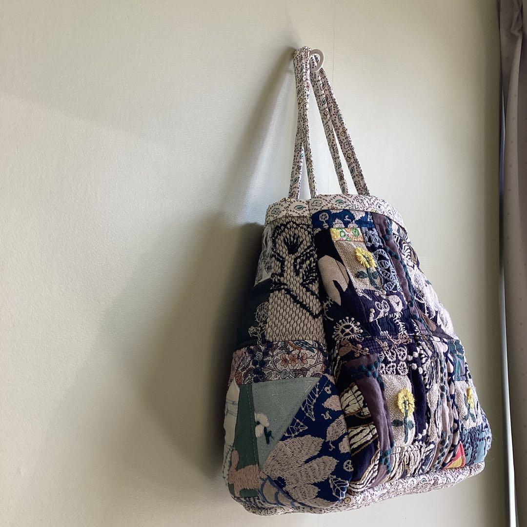 m*a様 ミナペルホネン小さなハギレのパッチワークバッグハンドメイド