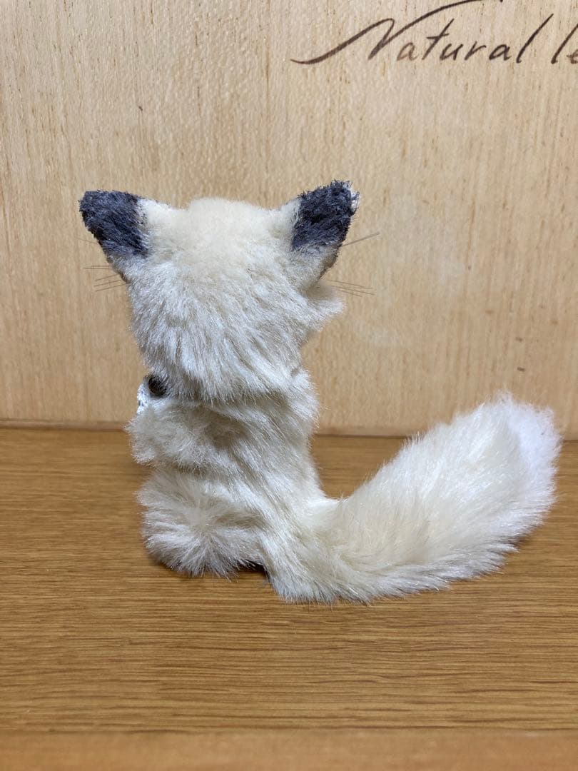 HINO PIXY様 白キツネ アーティストベア ぬいぐるみ テディベア