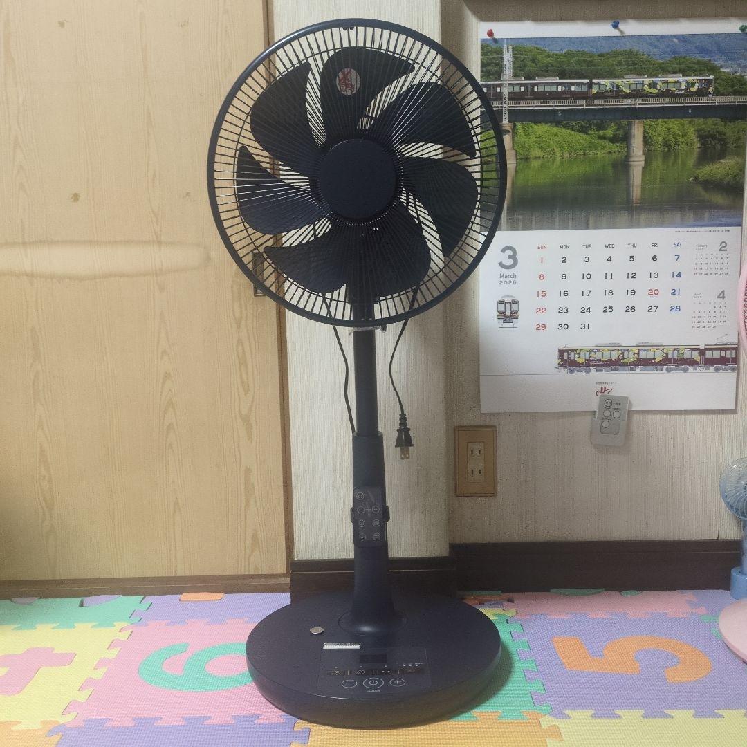 3月31日まで予約受け付け商品、山善30cmDCリビング扇風機。