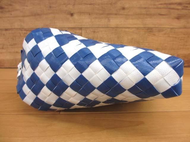 美品 マルニ MARNI フラワーカフェバッグ バスケットバッグ ミニ