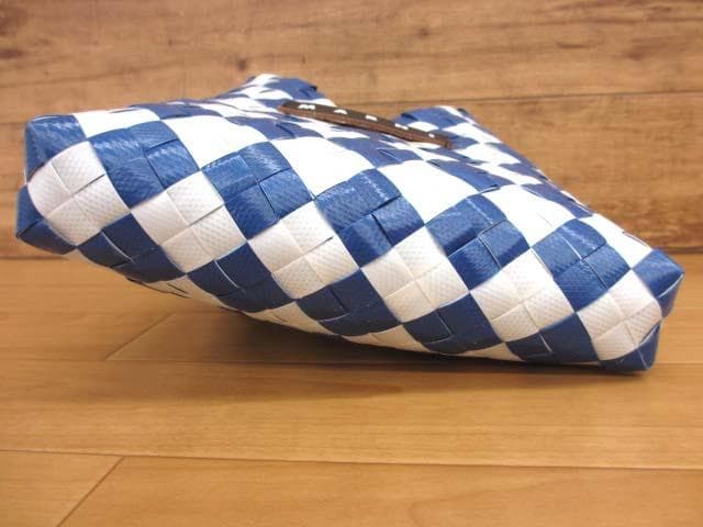 美品 マルニ MARNI フラワーカフェバッグ バスケットバッグ ミニ