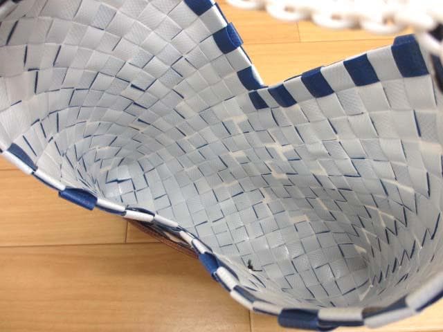 美品 マルニ MARNI フラワーカフェバッグ バスケットバッグ ミニ