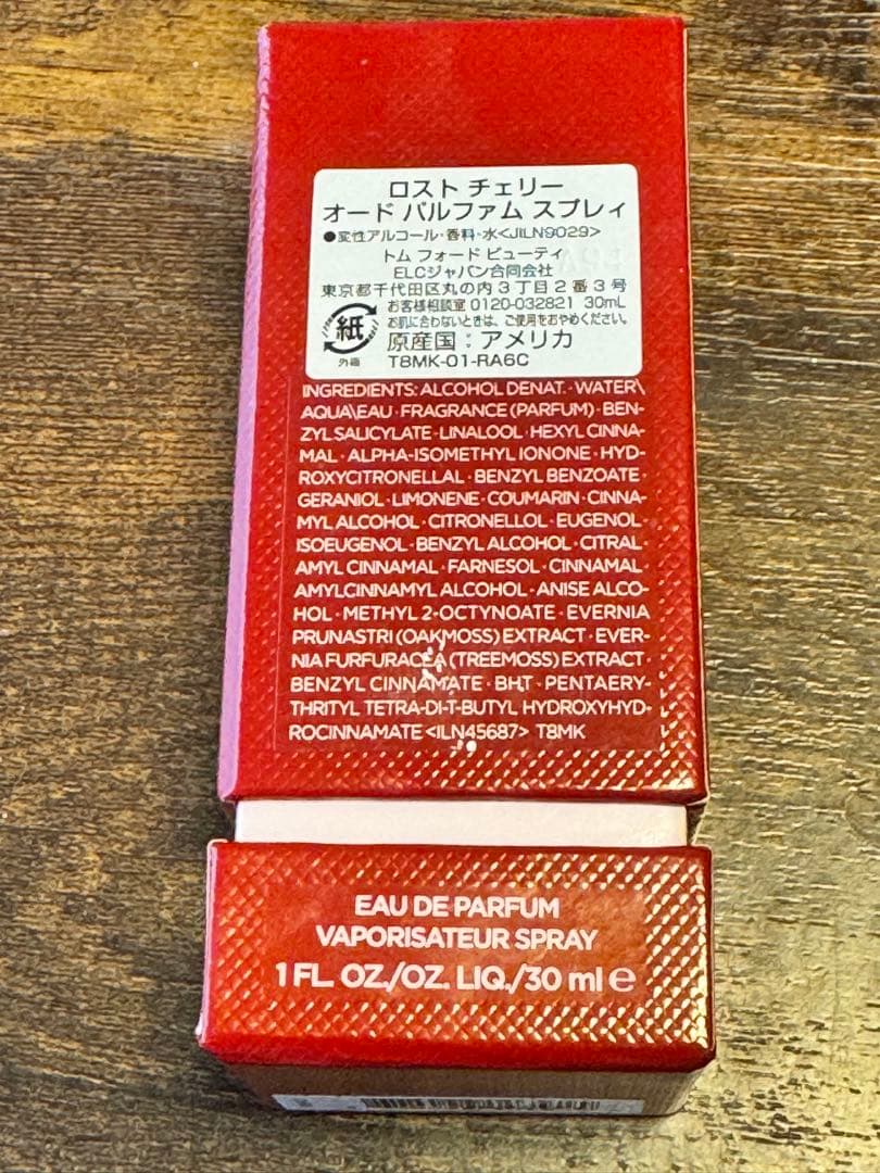 トムフォード ロストチェリー オードパルファム スプレィ 30ml