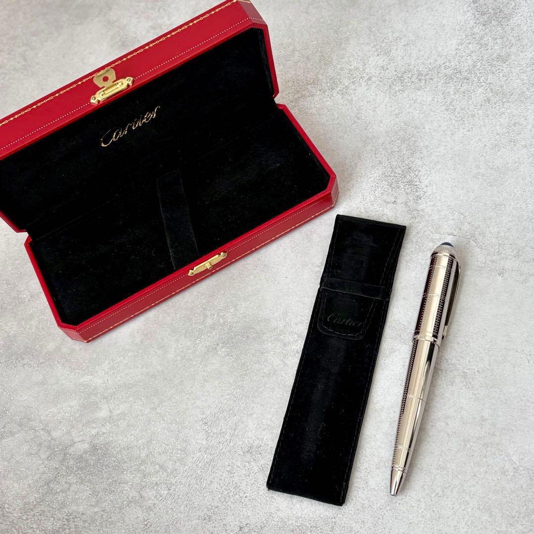【未使用級】Cartier ロードスター　パラジウム　ボールペン　ツイスト　箱付