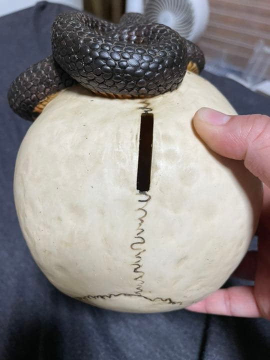 ドクロ貯金箱