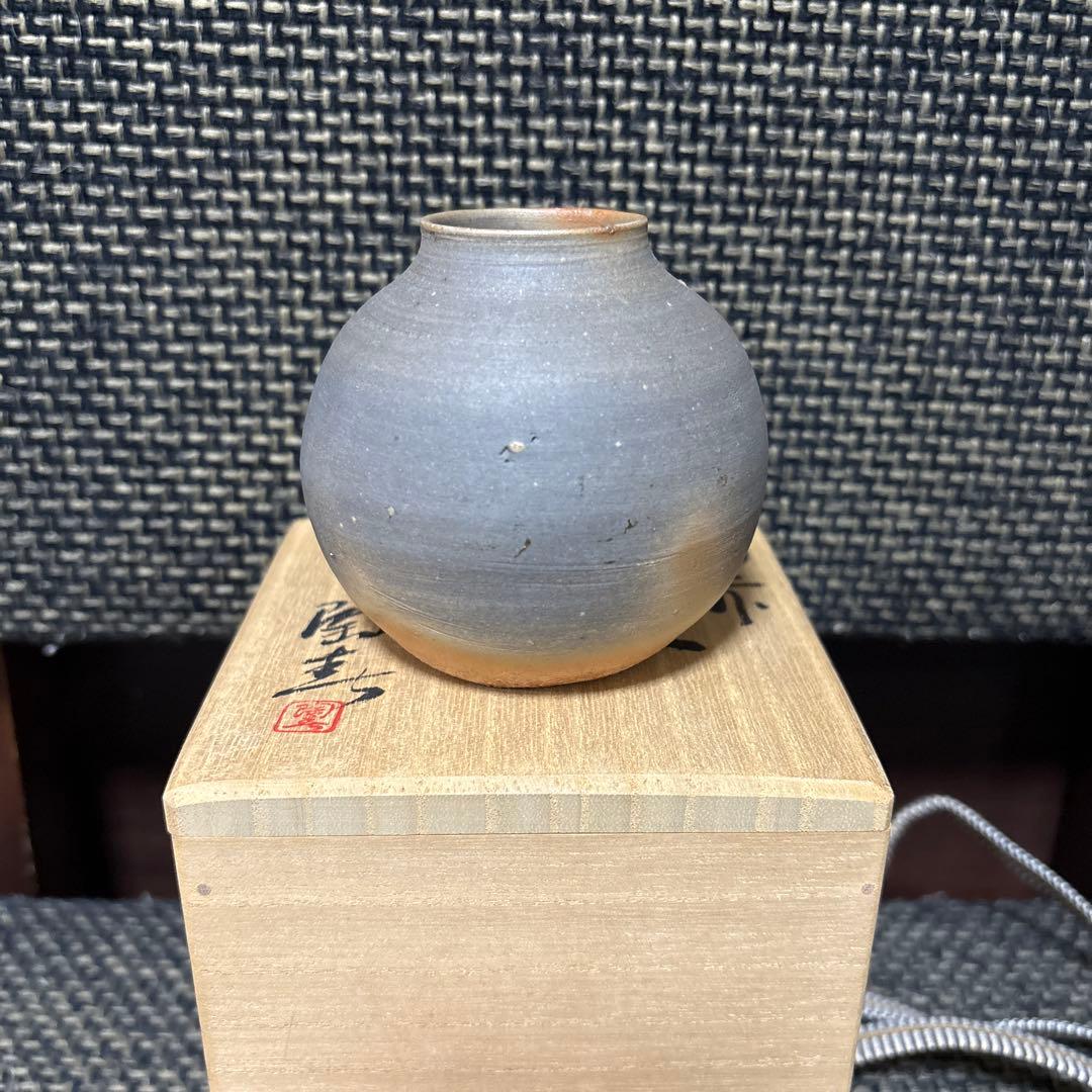 鳥*美様 備前焼　陶春作茶入