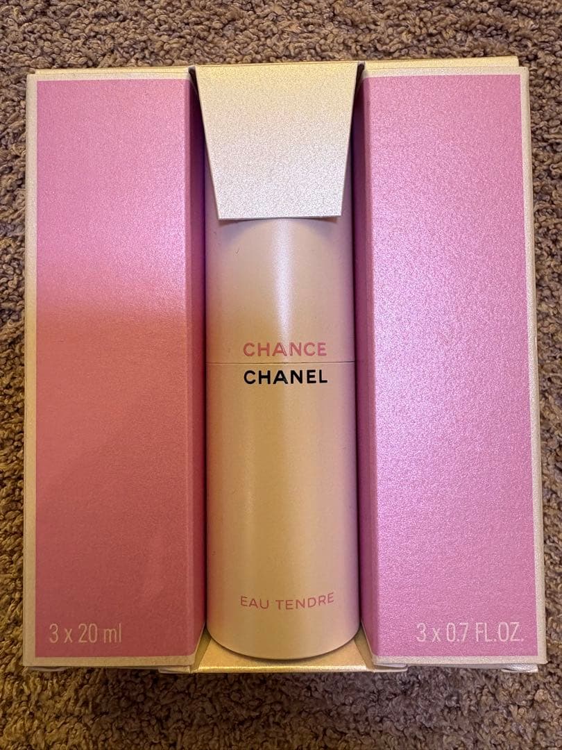 シャネル　香水　CHANEL CHANCE EAU TENDRE 3本セット