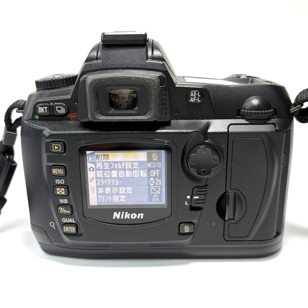 【Nikon D70 】　セット バッグ付 CFカード付 動作確認済 送込