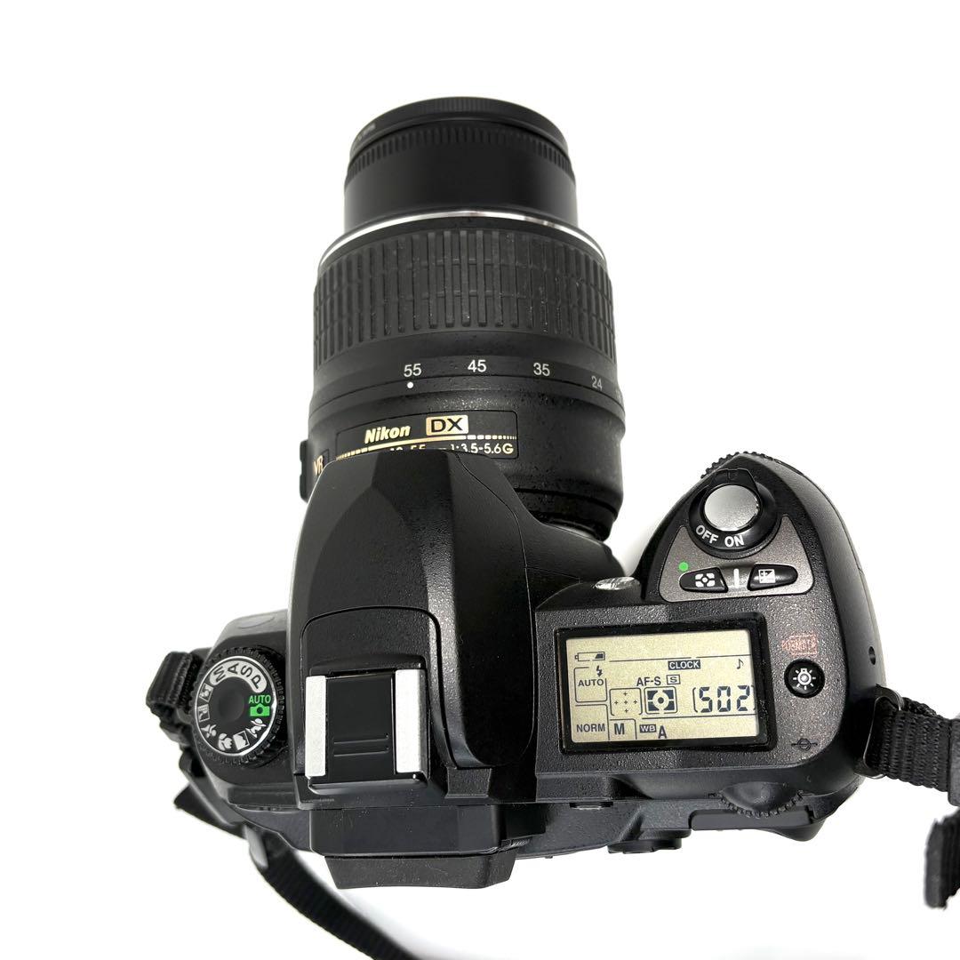 【Nikon D70 】　セット バッグ付 CFカード付 動作確認済 送込