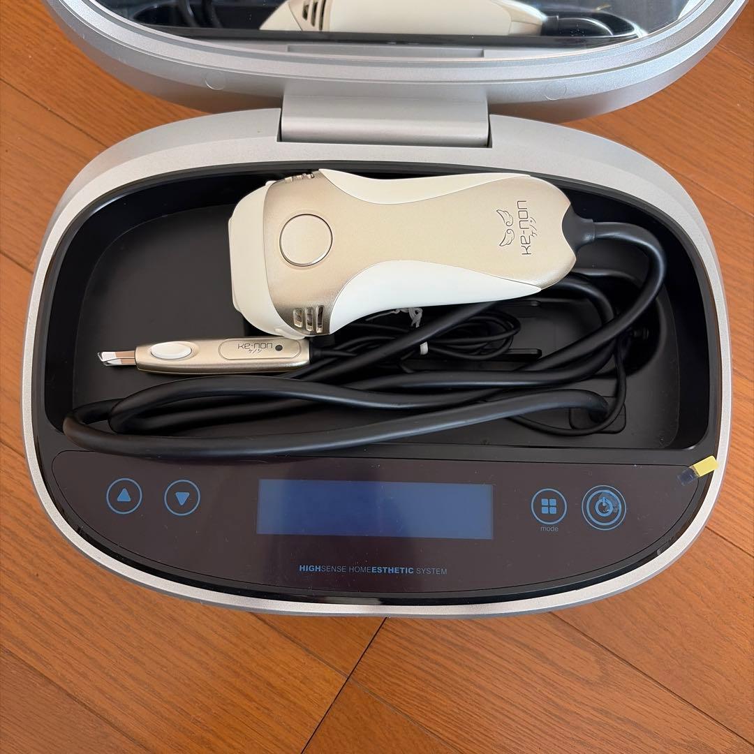 ケノン　KE-NON v6.0フラッシュ式脱毛器 カートリッジ　眉毛脱毛器付き