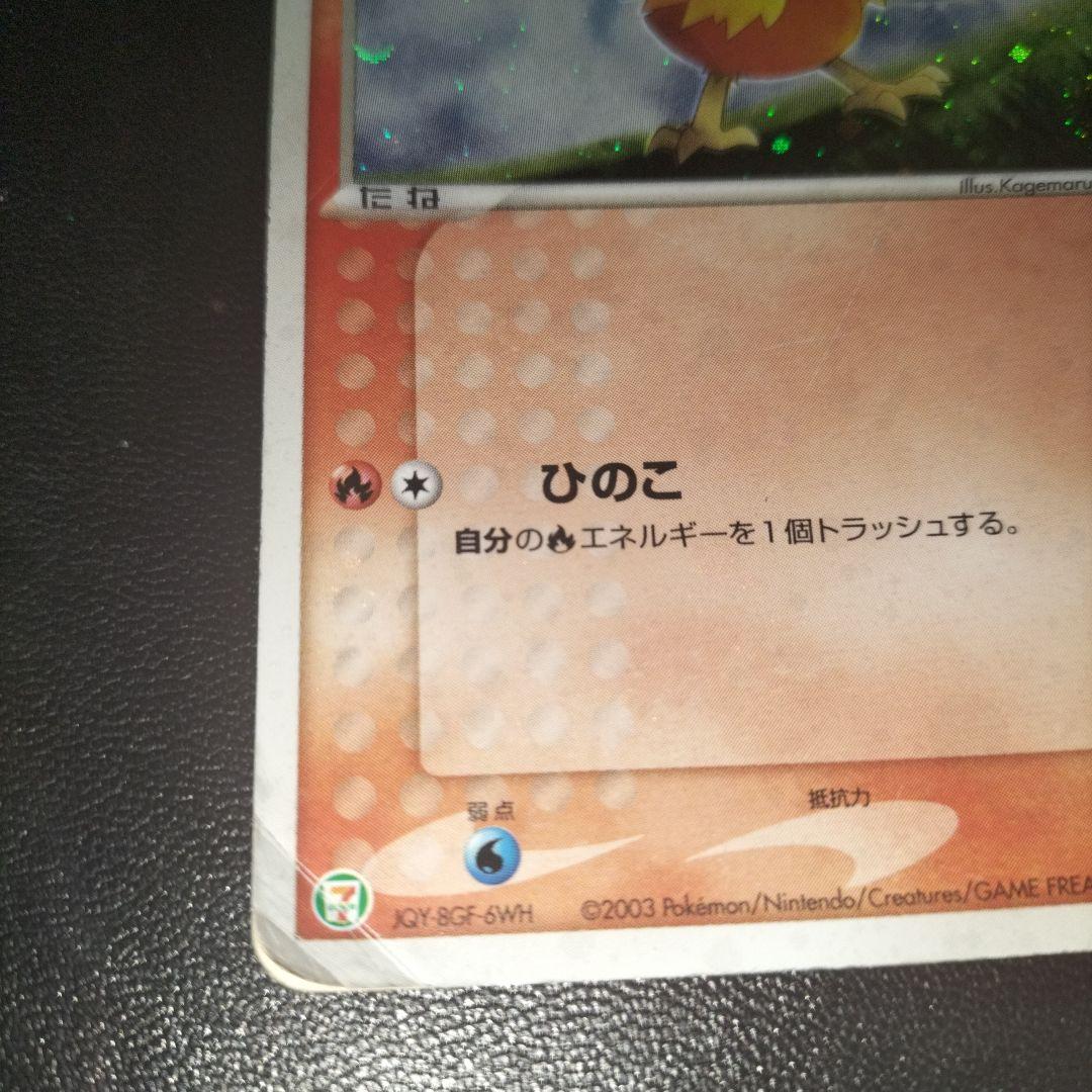 エビワラーex アチャモプロモ　全面ホロ　holobleed　ポケモンカード