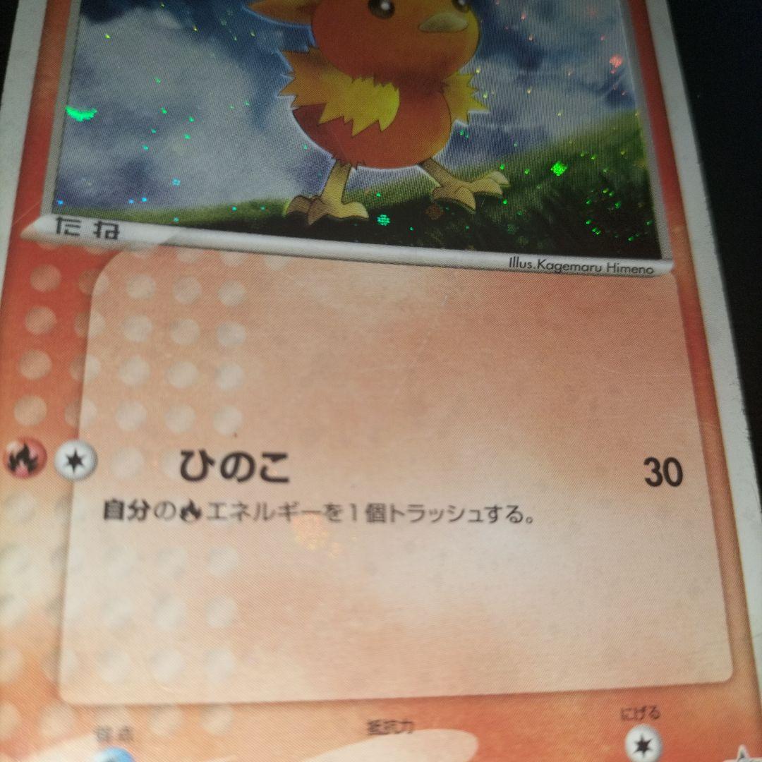 エビワラーex アチャモプロモ　全面ホロ　holobleed　ポケモンカード