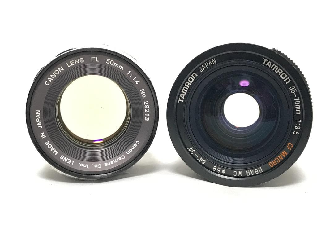 フィルムカメラ Canon AE-1 & 50mm & TAMRON 35-70mm #9380
