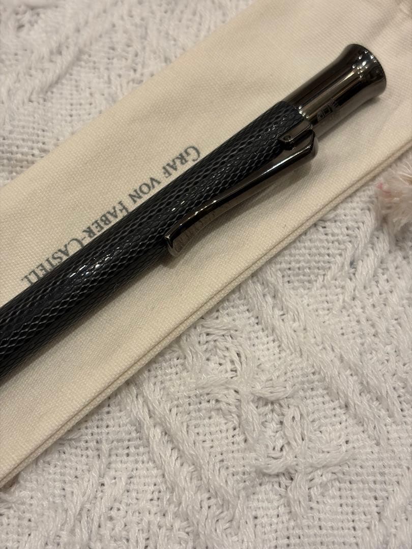 【未使用】Faber castell ギョーシェ　ブラックボールペン