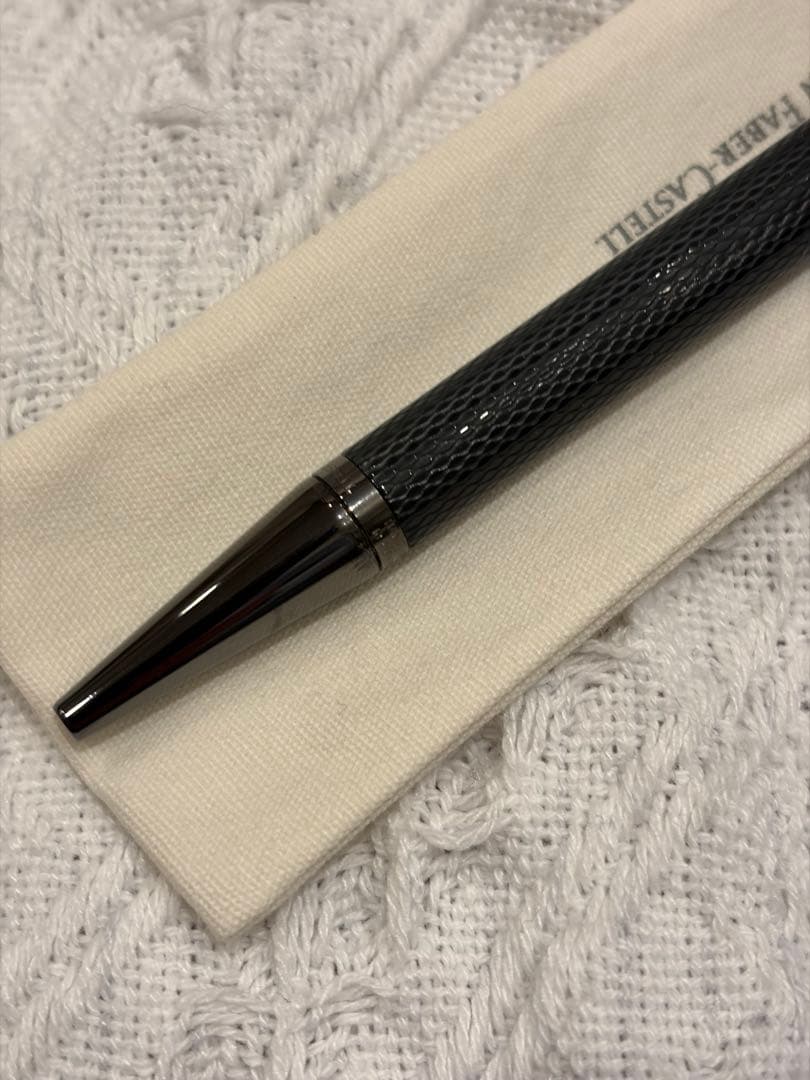 【未使用】Faber castell ギョーシェ　ブラックボールペン