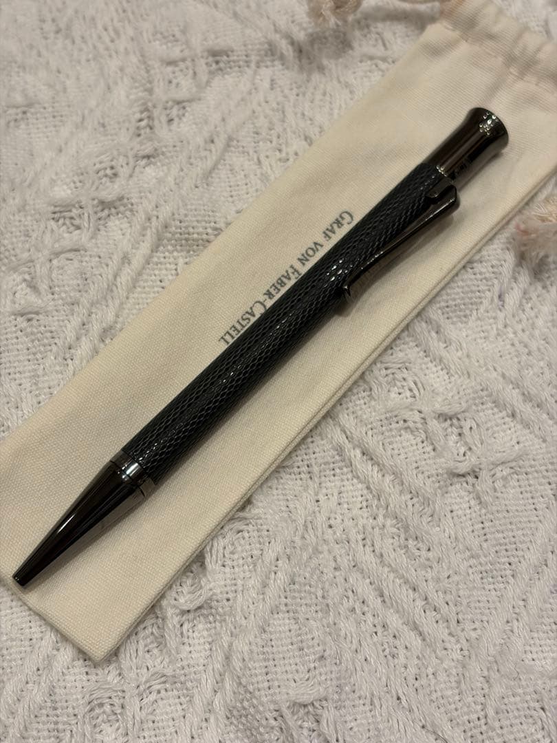 【未使用】Faber castell ギョーシェ　ブラックボールペン