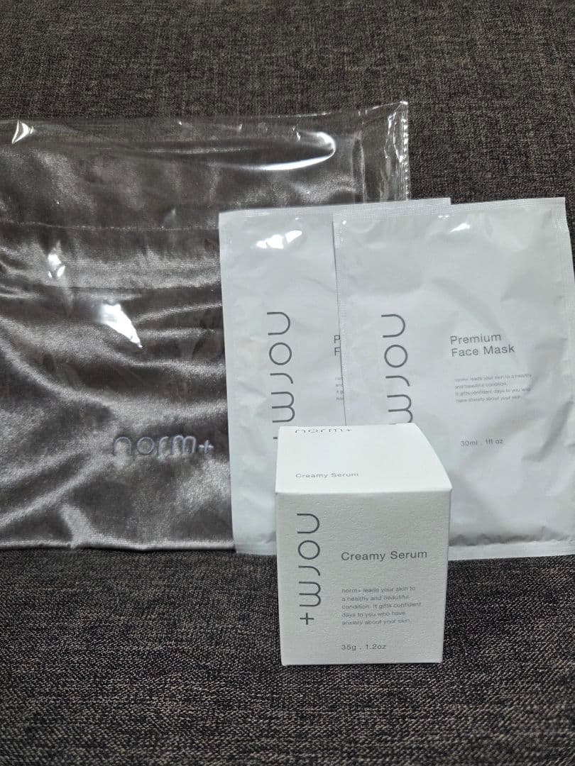 norm+ クリーミーセラム新品未使用＋パック＋巾着