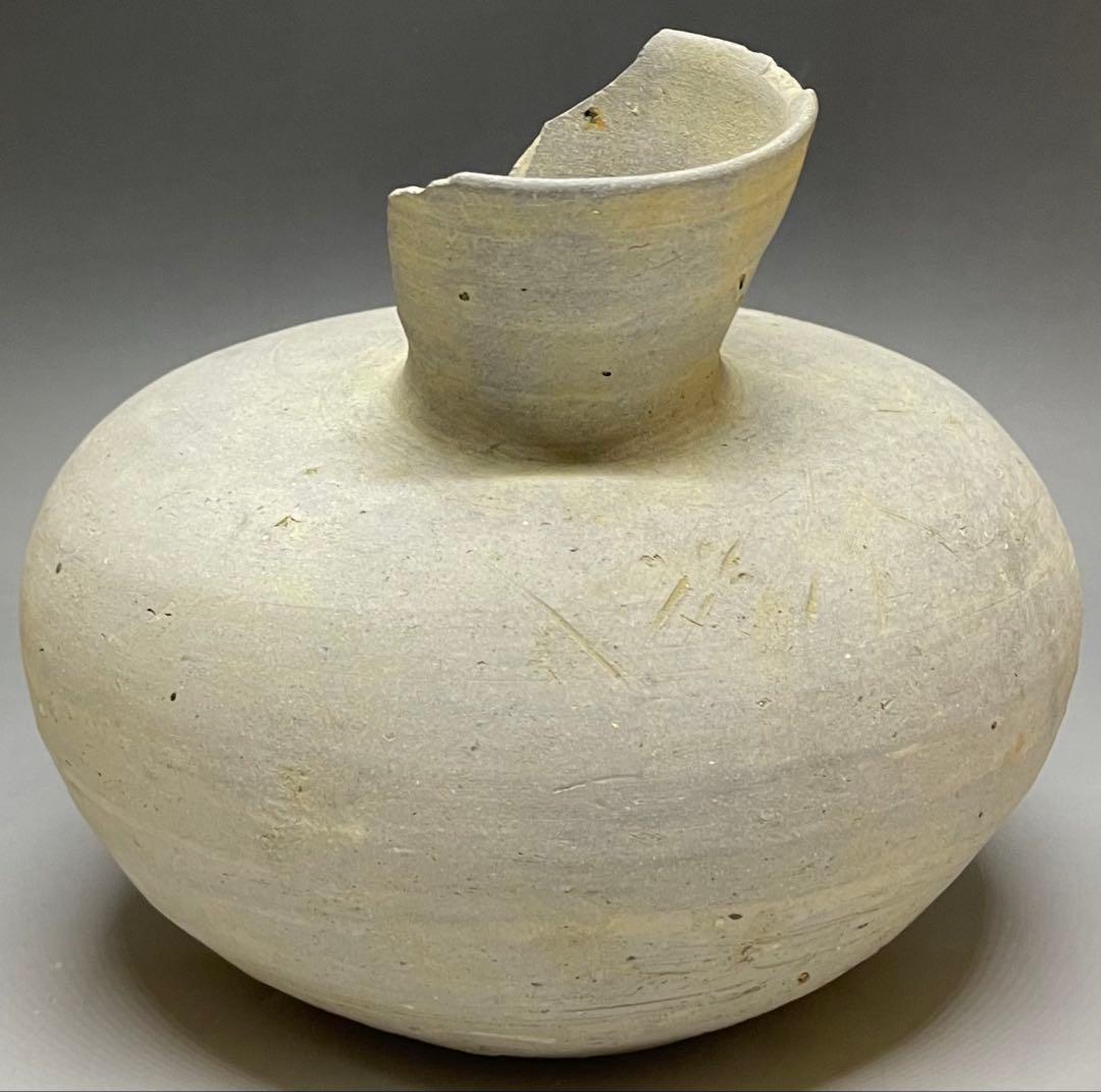須恵器　新羅　土器　平瓶　壺　u5506