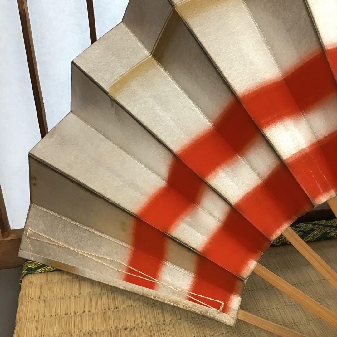 骨董品　日本舞踊用　扇子　収納袋　痛み有り　配送用箱　S795SN