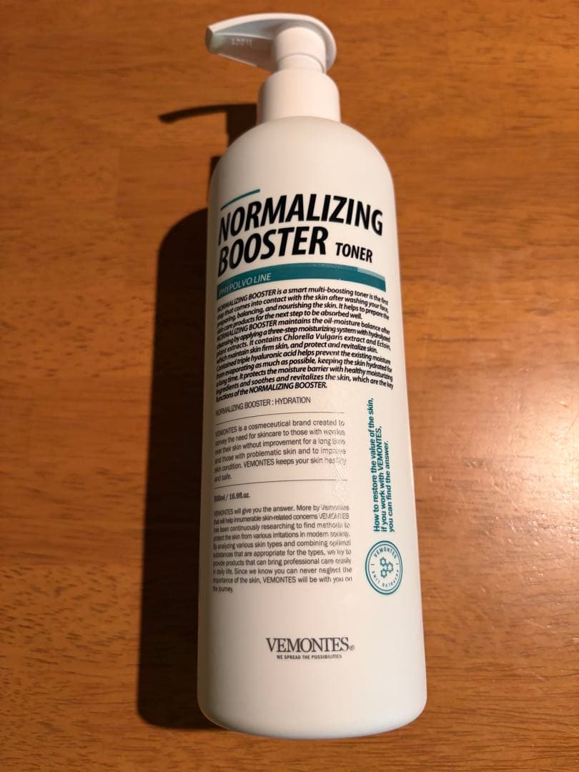 化粧水・ローション・トナー VEMONTES NORMALIZING BOOSTER TONER 500ml