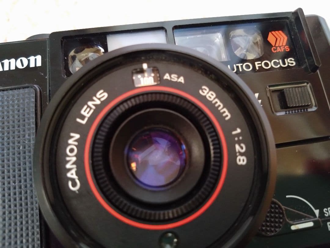 キャノン Canon オートボーイ AF35M フィルムカメラ、ケース付き