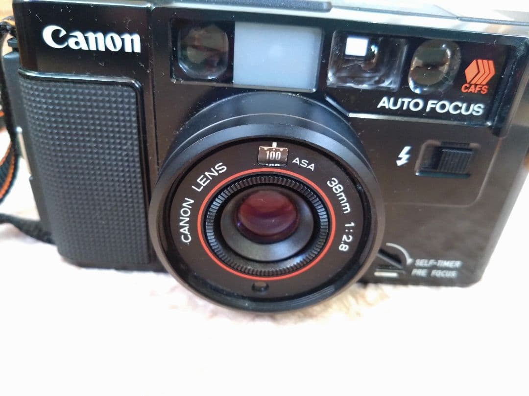 キャノン Canon オートボーイ AF35M フィルムカメラ、ケース付き