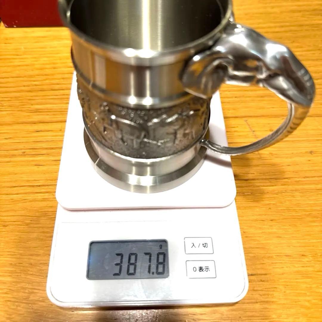 Oriental Pewter製 象モチーフ　錫 ビアマグ