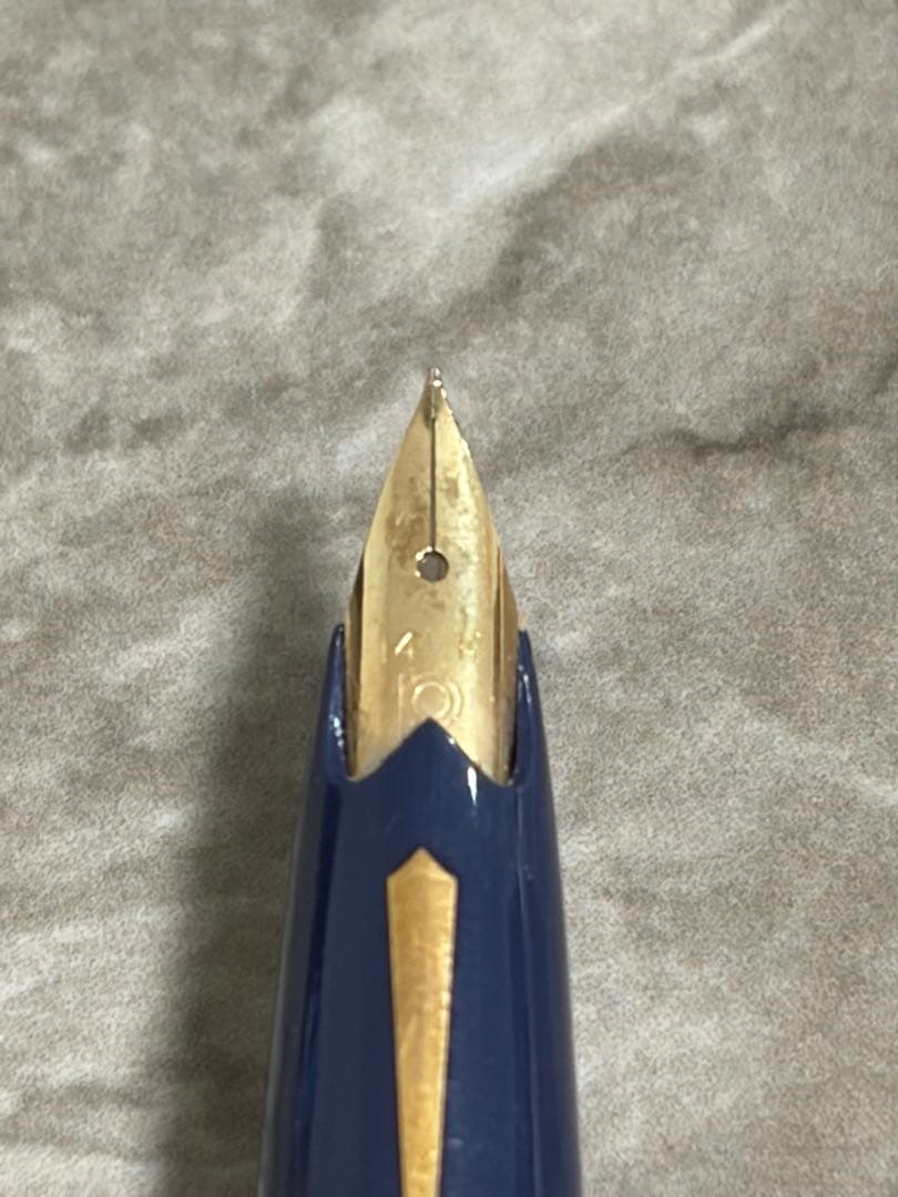 【新品】PLATINUM プラチナ・シープ紅白御所車万年筆　14K ヴィンテージ