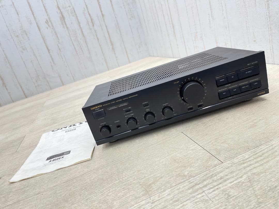オンキョー プリメインアンプ A-812EX 動作確認済 取説 オーディオ機器